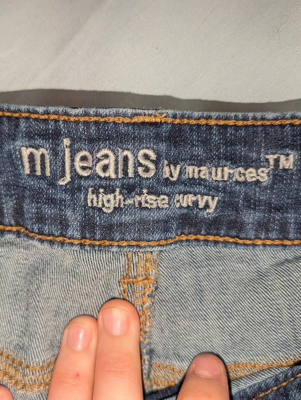 Maurices High-Waist Straight Long Jeans - Picture 2 of 4